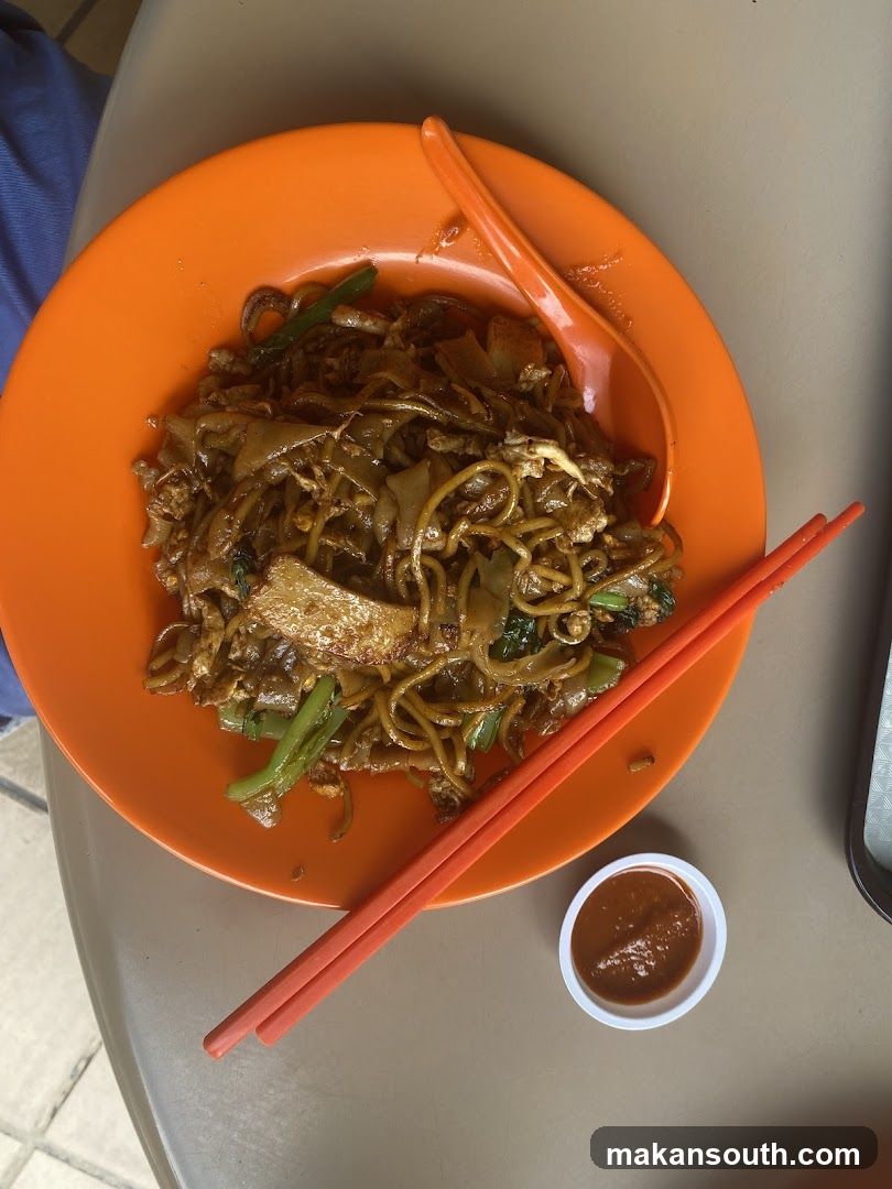Plate of Noodles with Chili Sauce