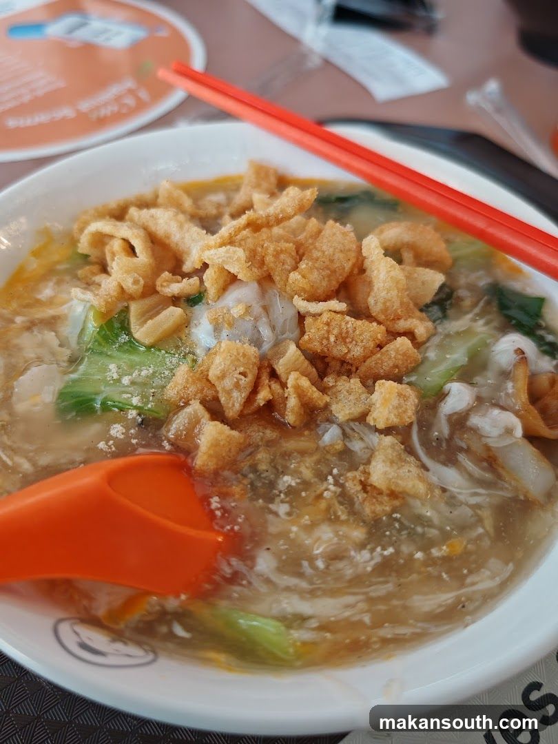 Noodle Soup with Crispy Toppings