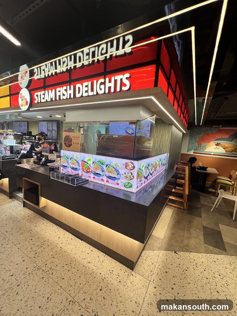 Steam Fish Delights Counter