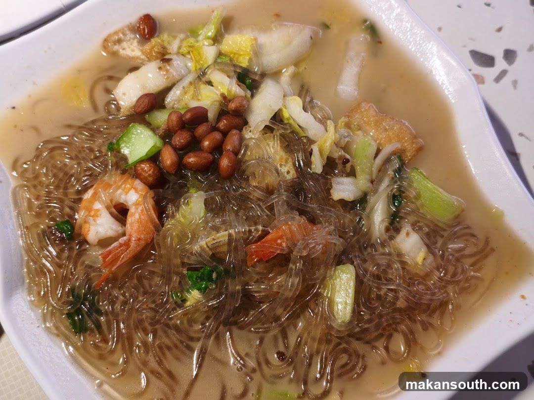 Noodle Soup with Shrimp and Vegetables