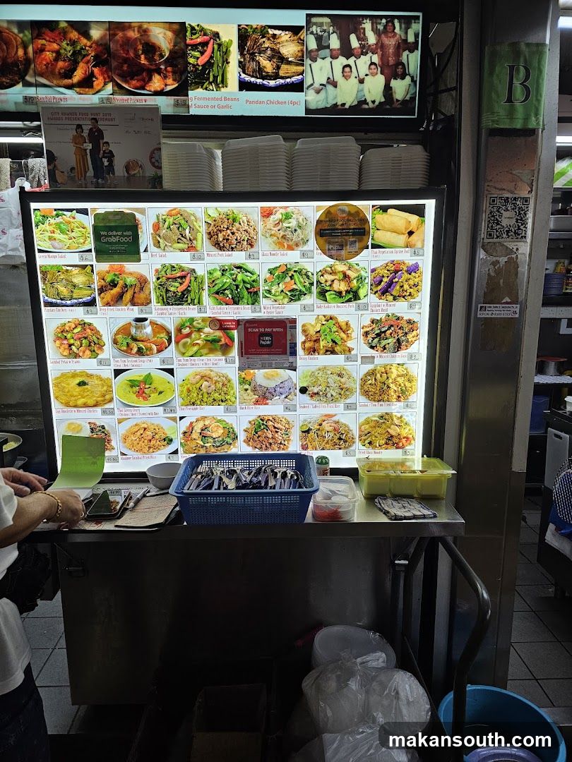 Food Stall Menu