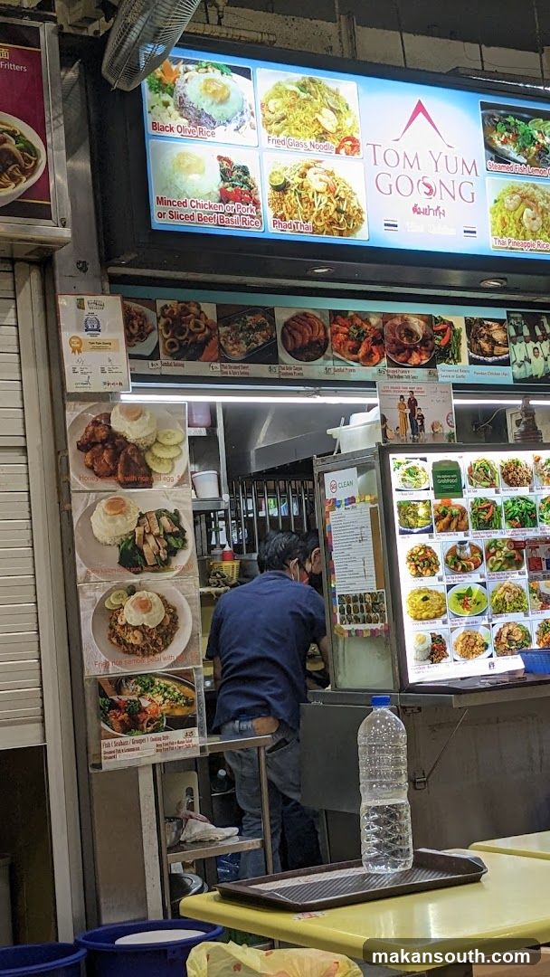 Thai Food Stall Menu