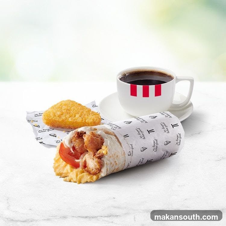 KFC Chicken Wrap Meal