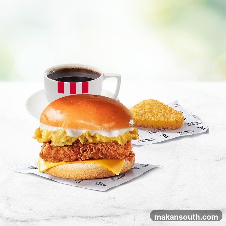 KFC Breakfast Burger Meal
