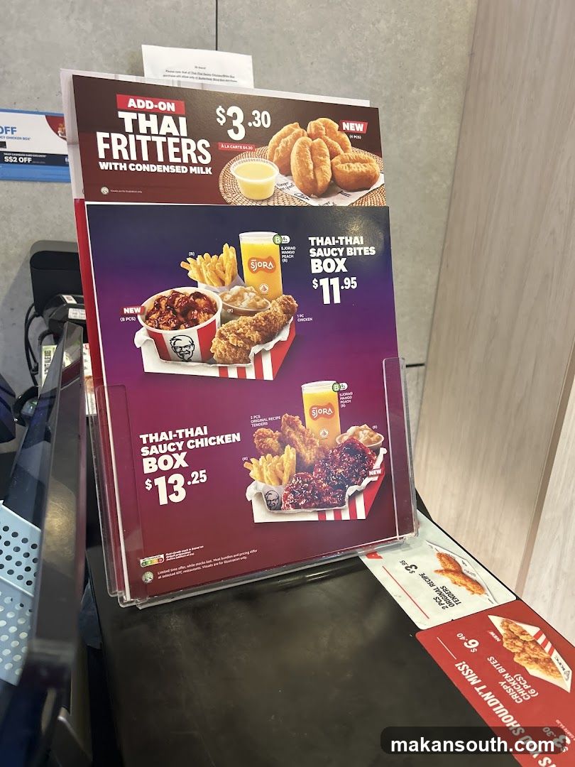 KFC Menu