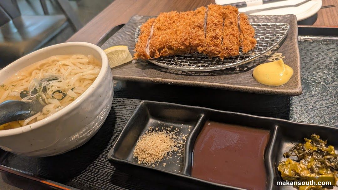 Tonkatsu and Udon Set