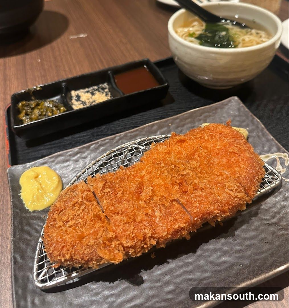 Fried Pork Cutlet with Side Dishes