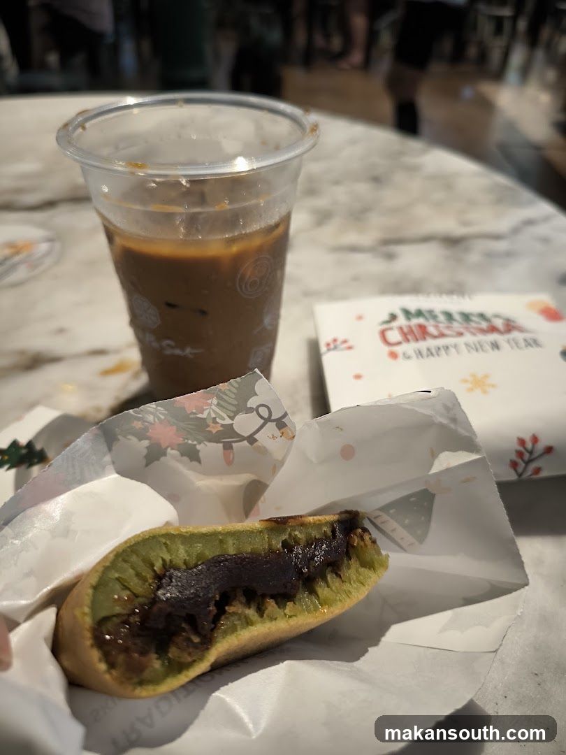 Iced Coffee and Pastry
