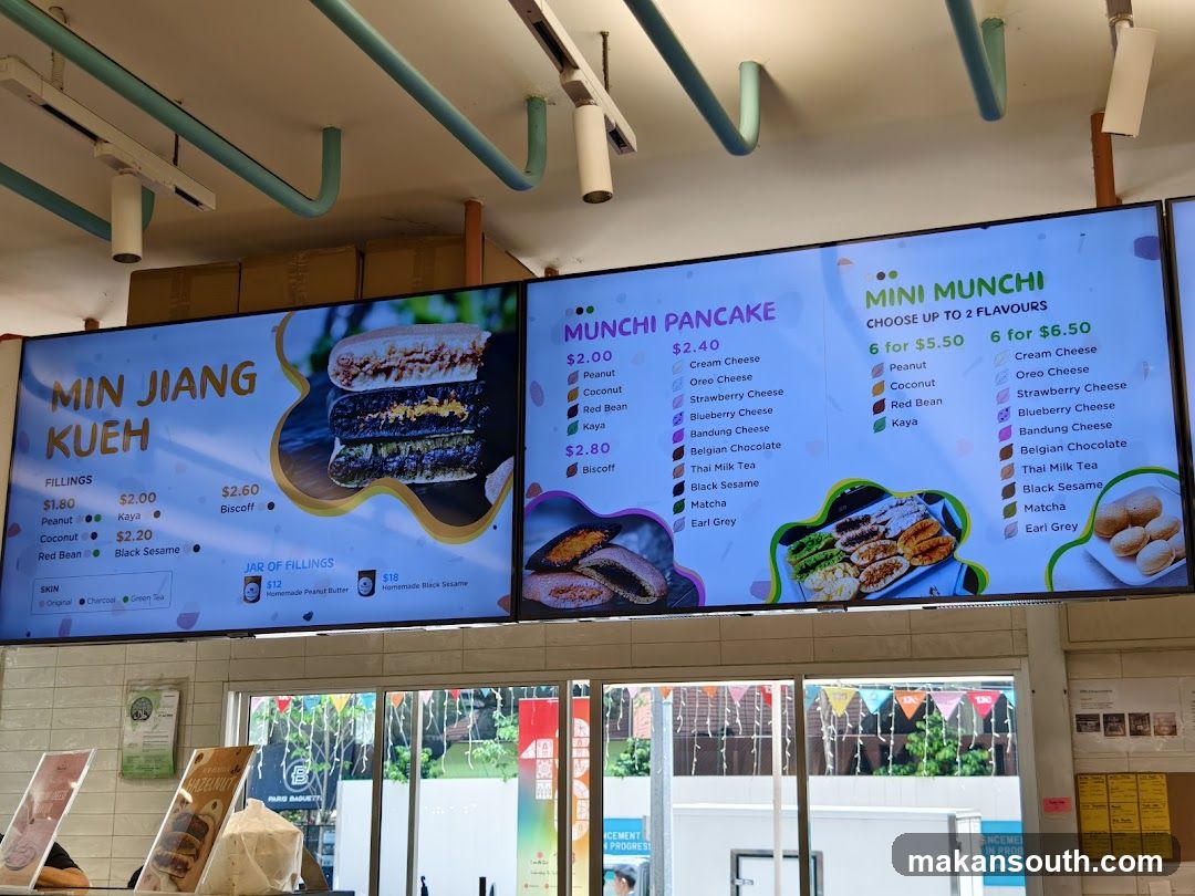 Min Jiang Kueh Menu