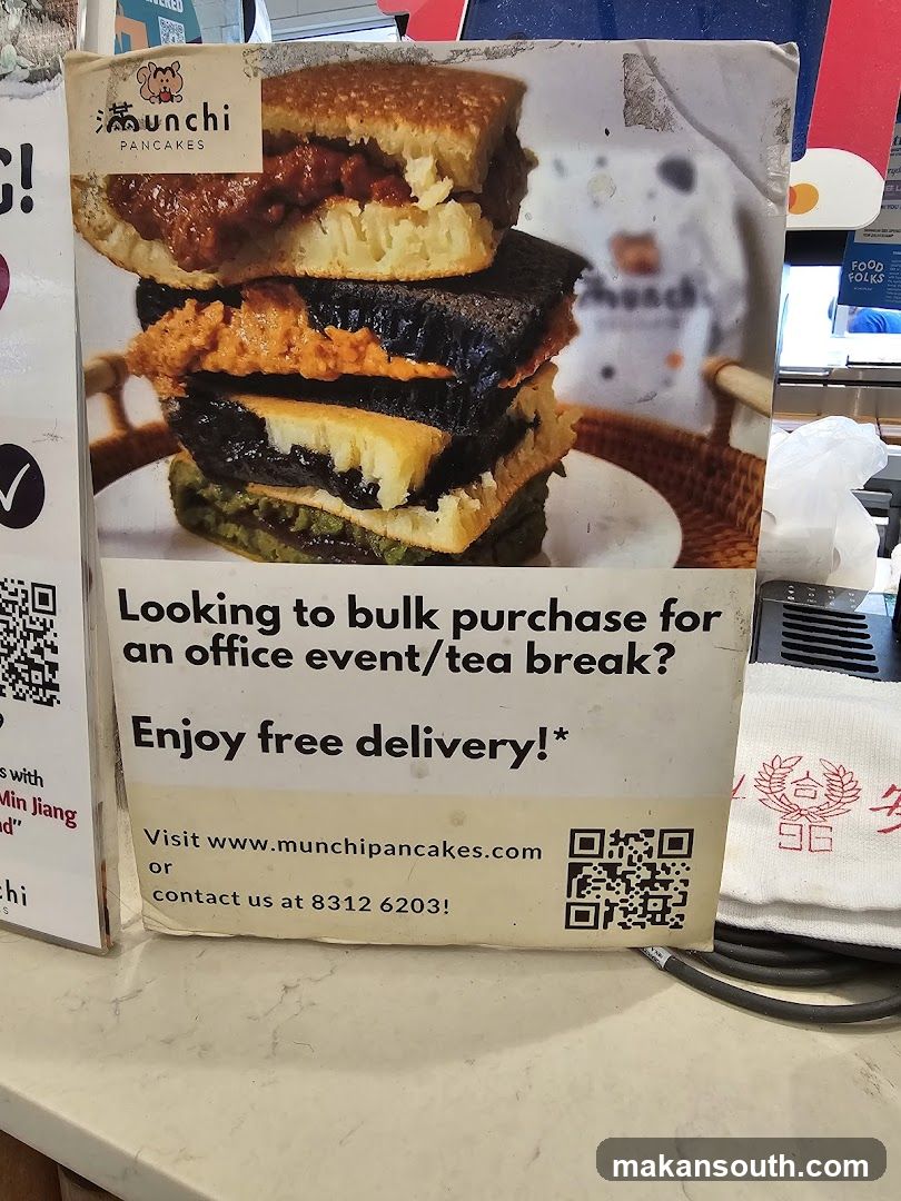 Munchi Pancakes Advertisement