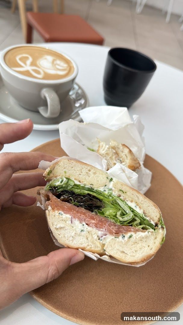 Bagel with Smoked Salmon and Cream Cheese