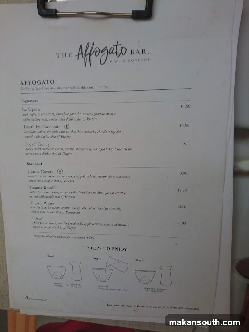 THE Affogato BAR
