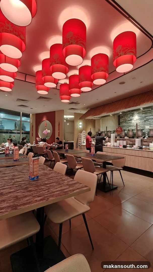 Restaurant Interior with Lanterns