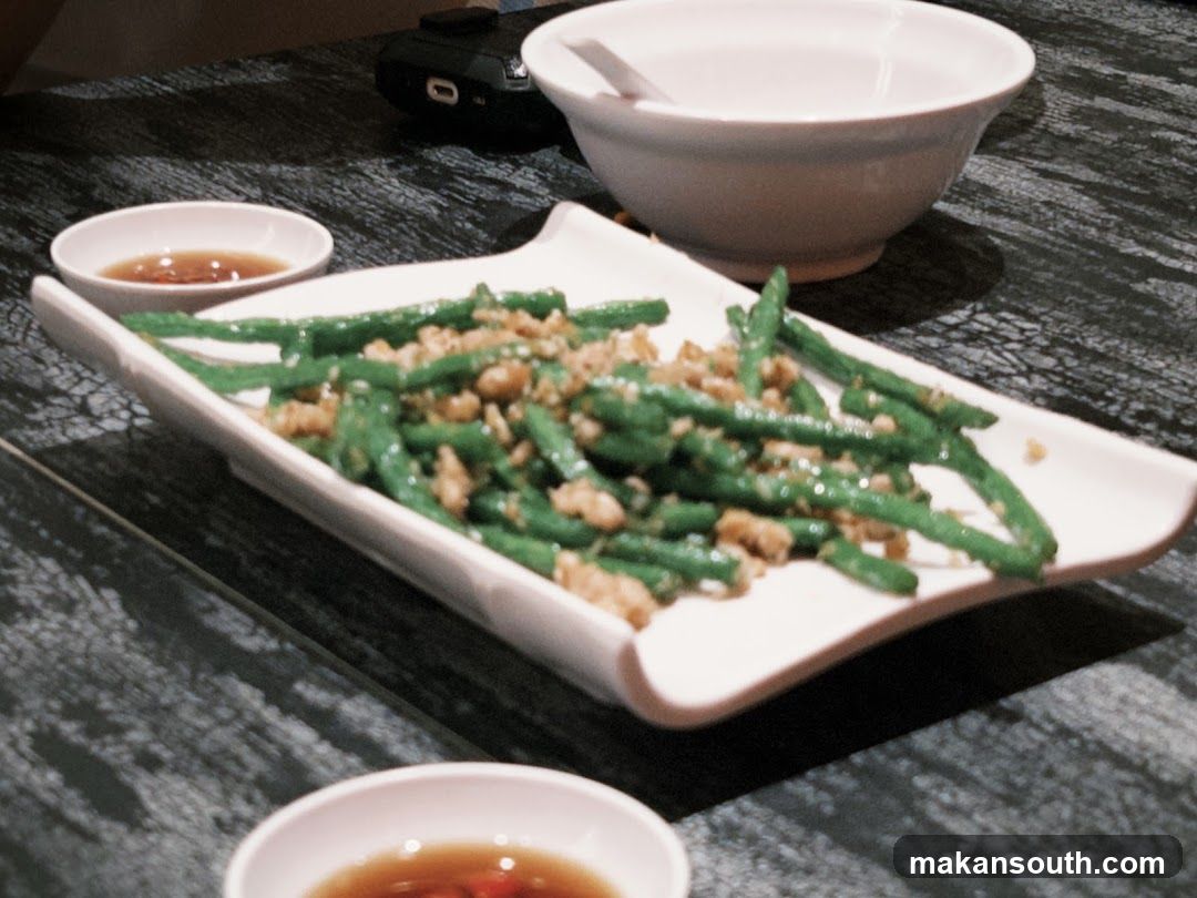 Green Beans with Toppings