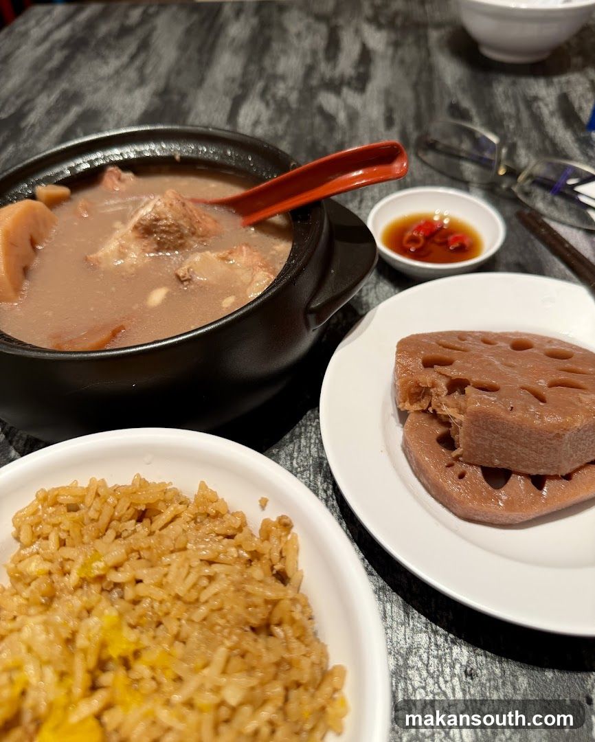 Stew with Rice and Lotus Root