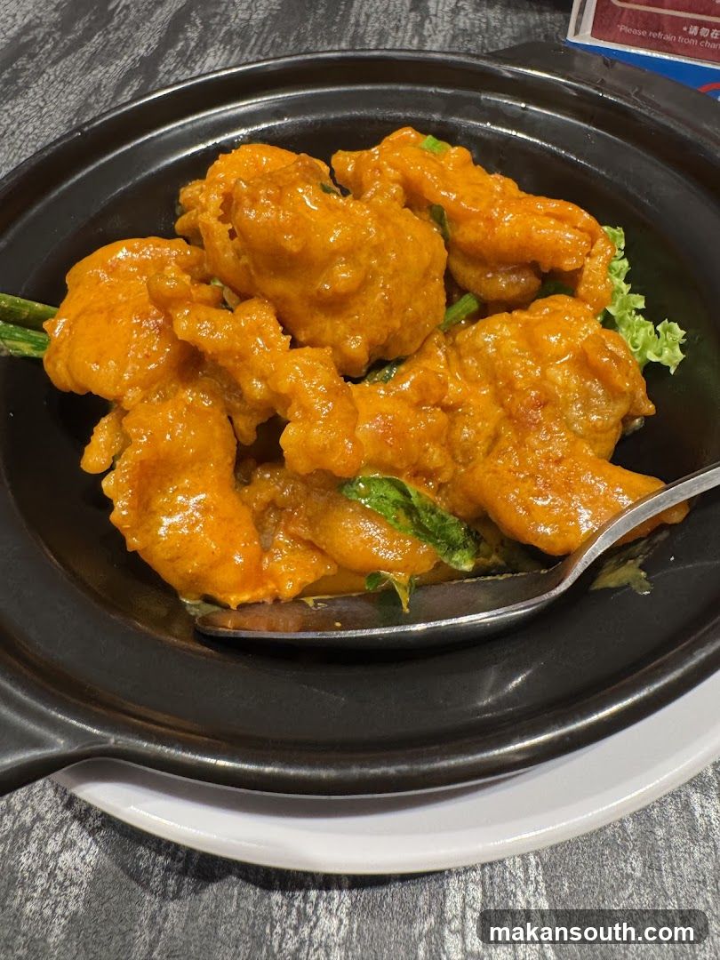 Salted Egg Yolk Prawns