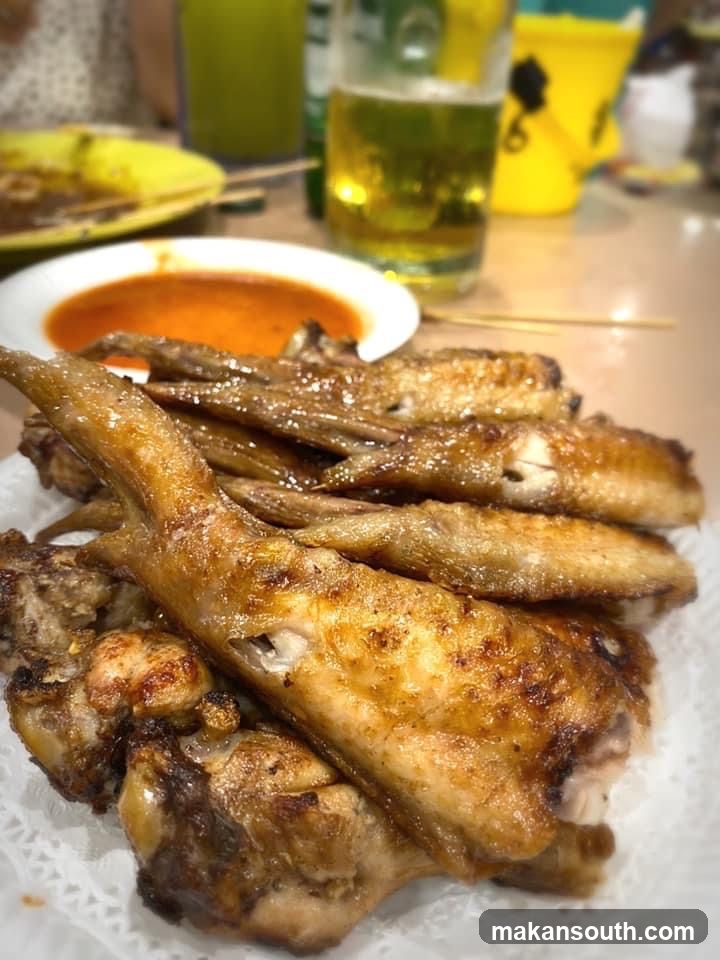 Grilled Chicken Wings with Dipping Sauce