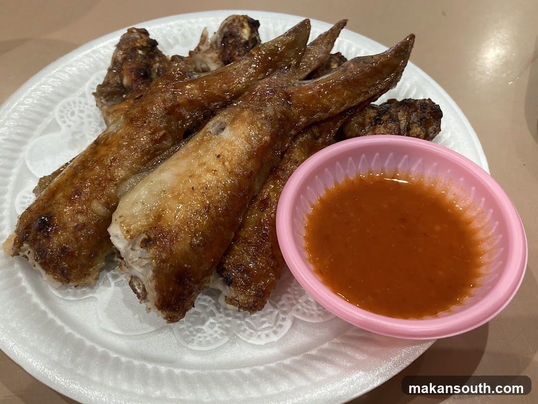 Grilled Chicken Wings with Dipping Sauce