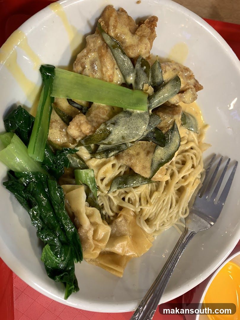 Noodles with Chicken and Greens