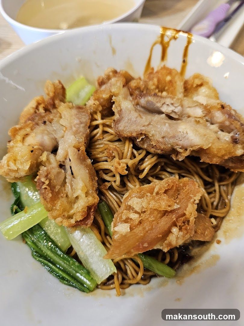 Noodles with Fried Chicken