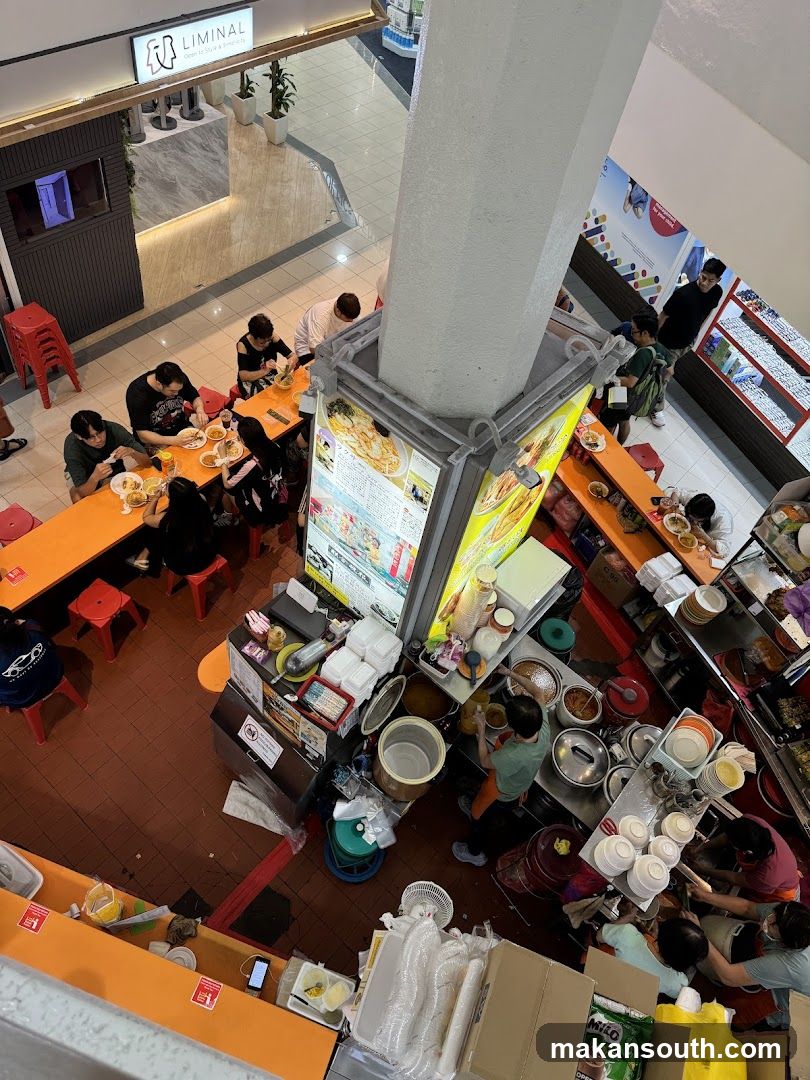 Busy Food Stall in a Mall