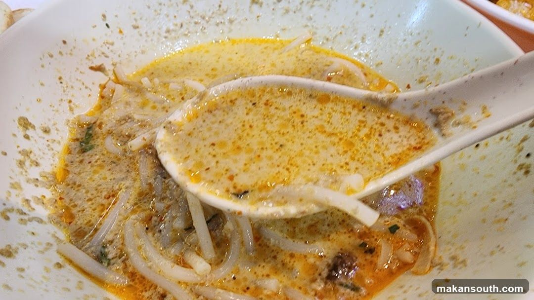 Close-up of Laksa