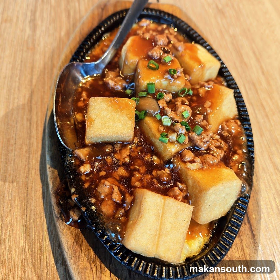 Sizzling Tofu with Minced Meat