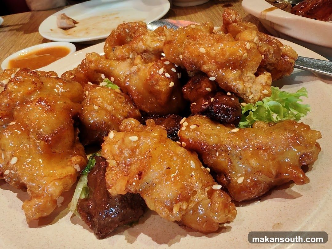 Crispy Fried Chicken with Sesame Seeds