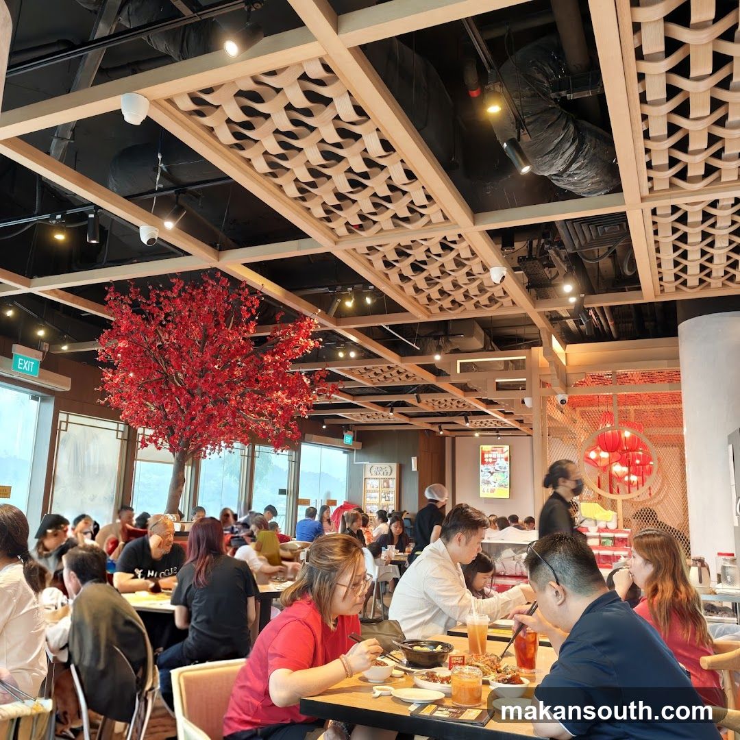 Restaurant Interior with Diners