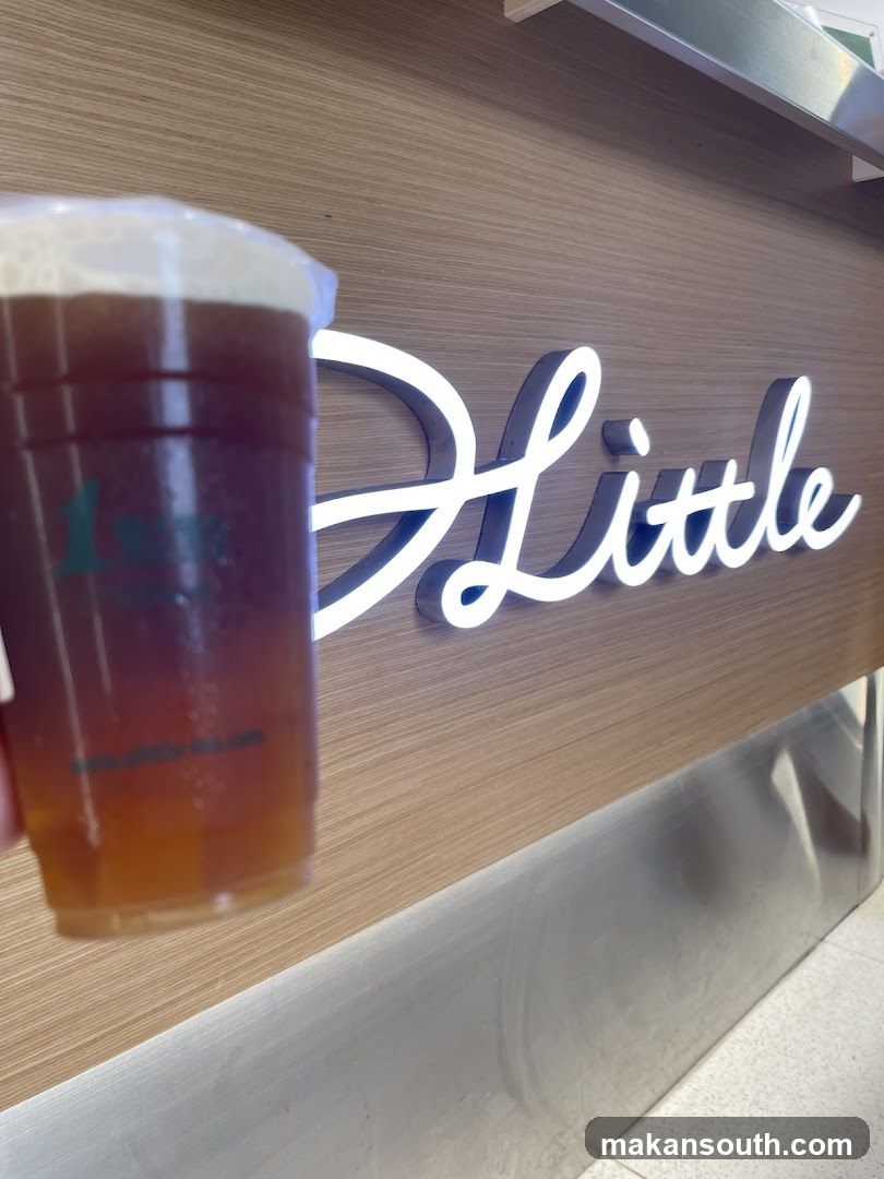 Beverage with Store Signage