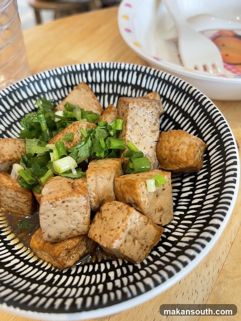 Braised Tofu with Scallions