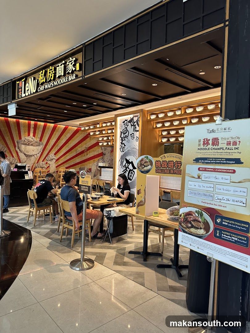LeNu Chef Wai's Noodle Bar Interior
