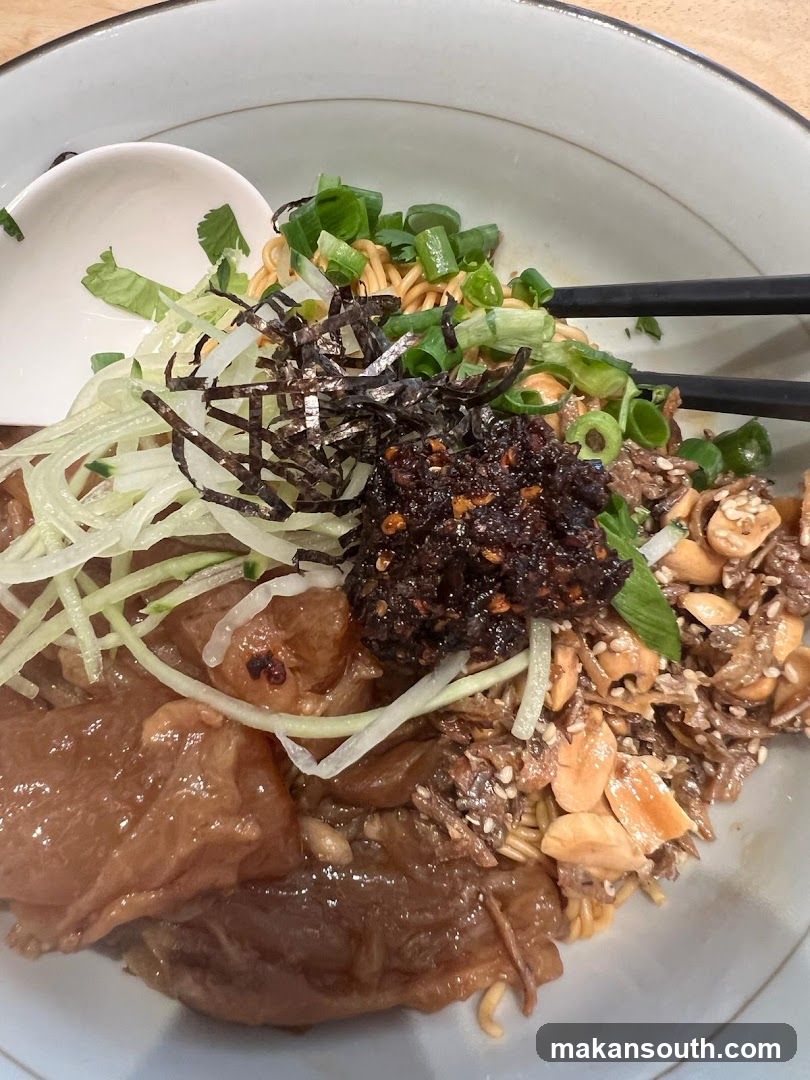 Noodle Dish with Toppings
