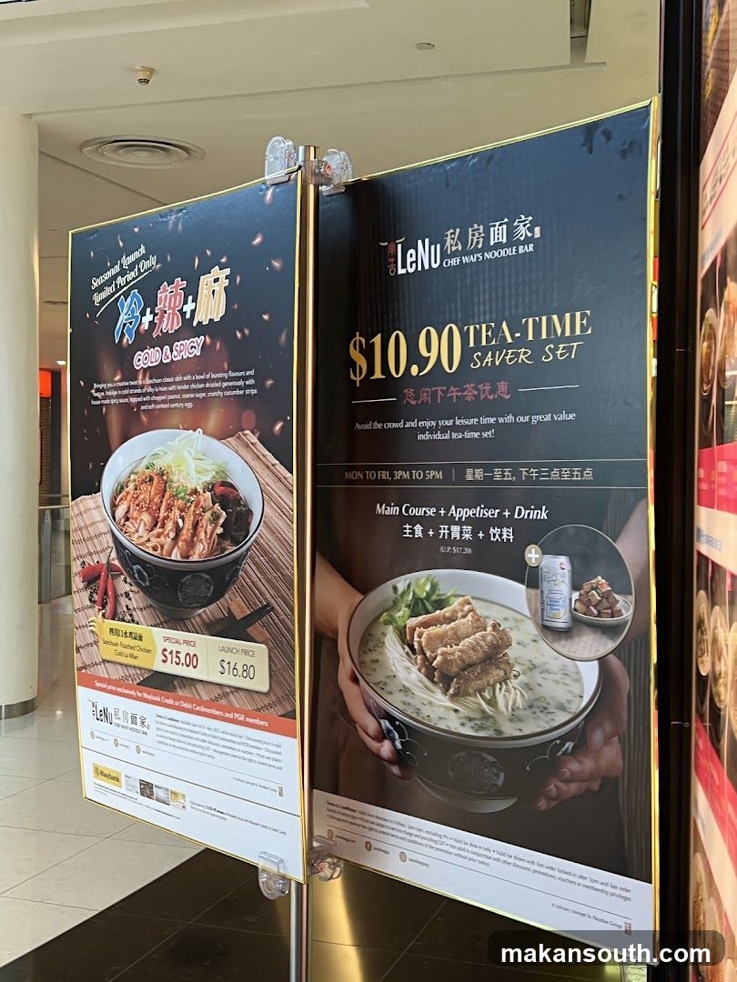 LeNu Chef Wai's Noodle Bar Promotions