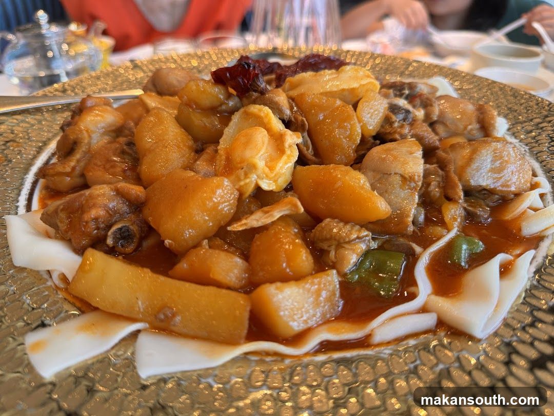 Chicken and Potato Stew with Noodles