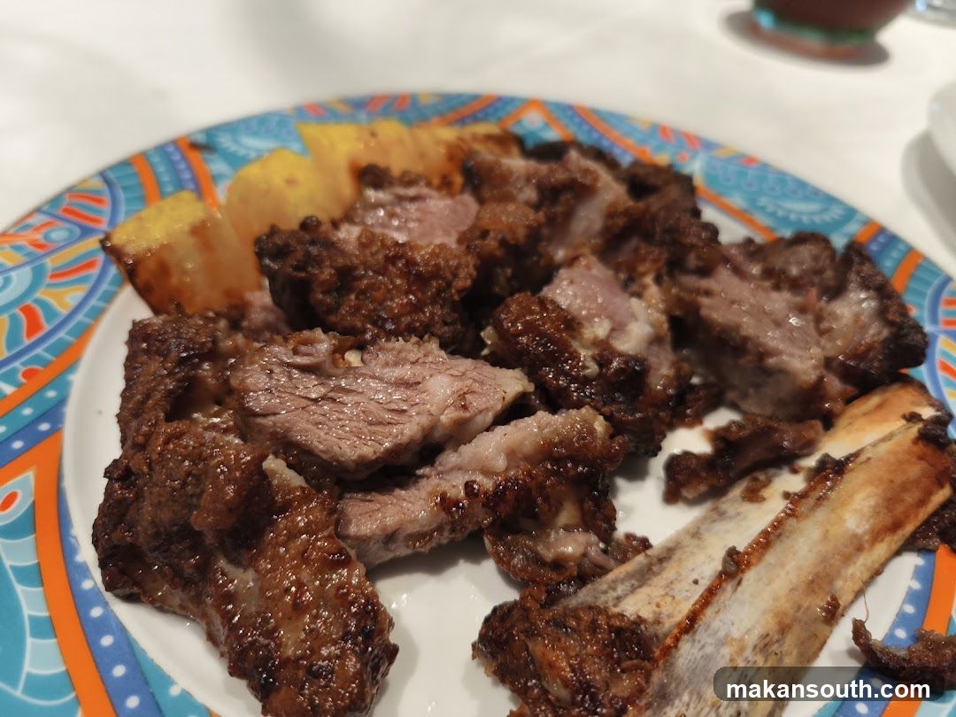 Plate of Ribs and Potatoes