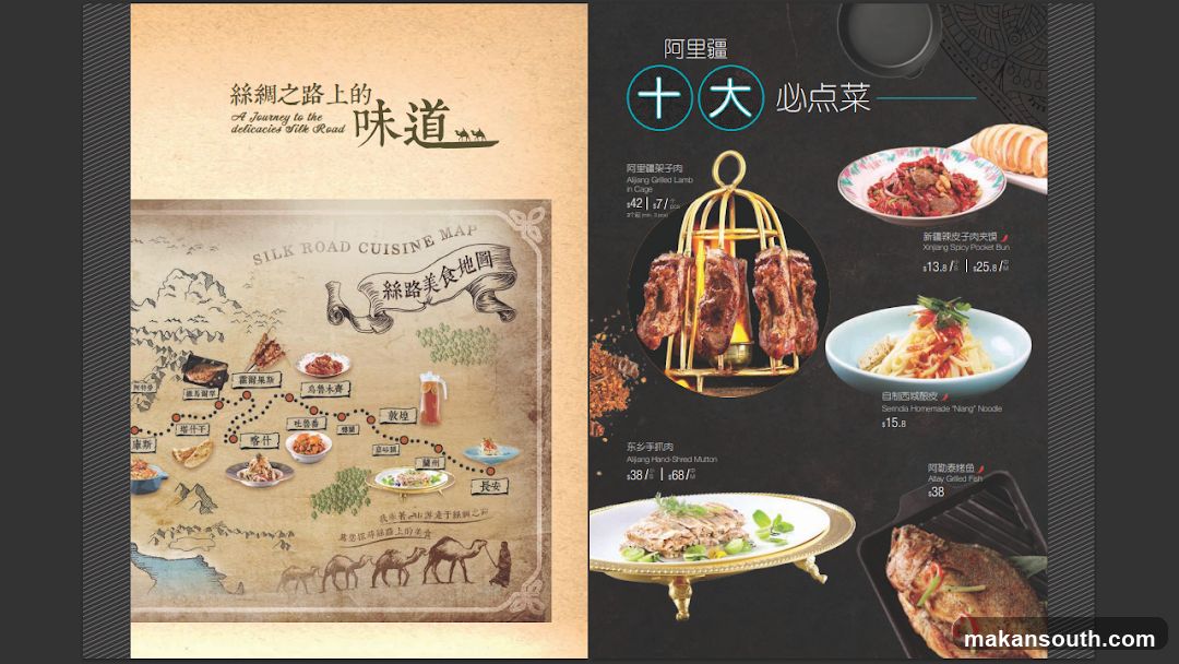 Silk Road Cuisine Map