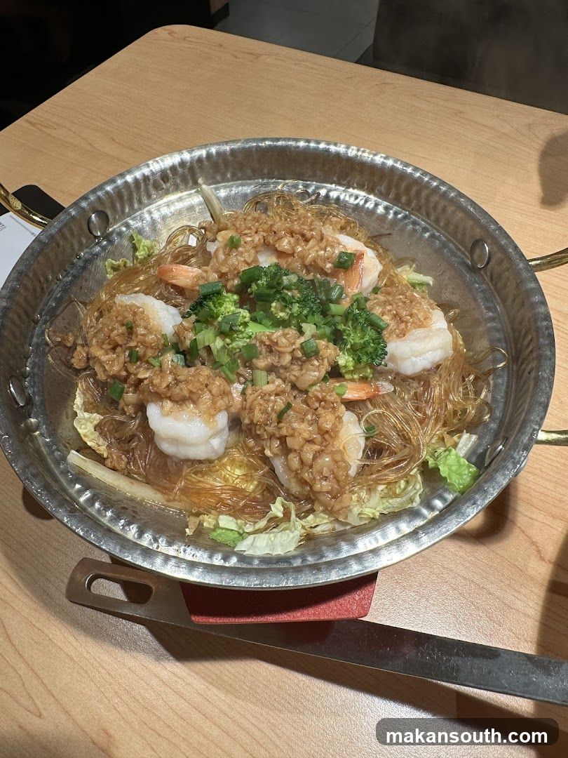 Shrimp and Glass Noodle Dish