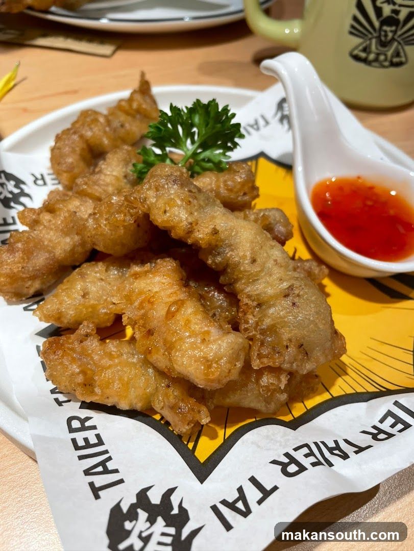 Fried Fish Bites with Sweet Chili Sauce