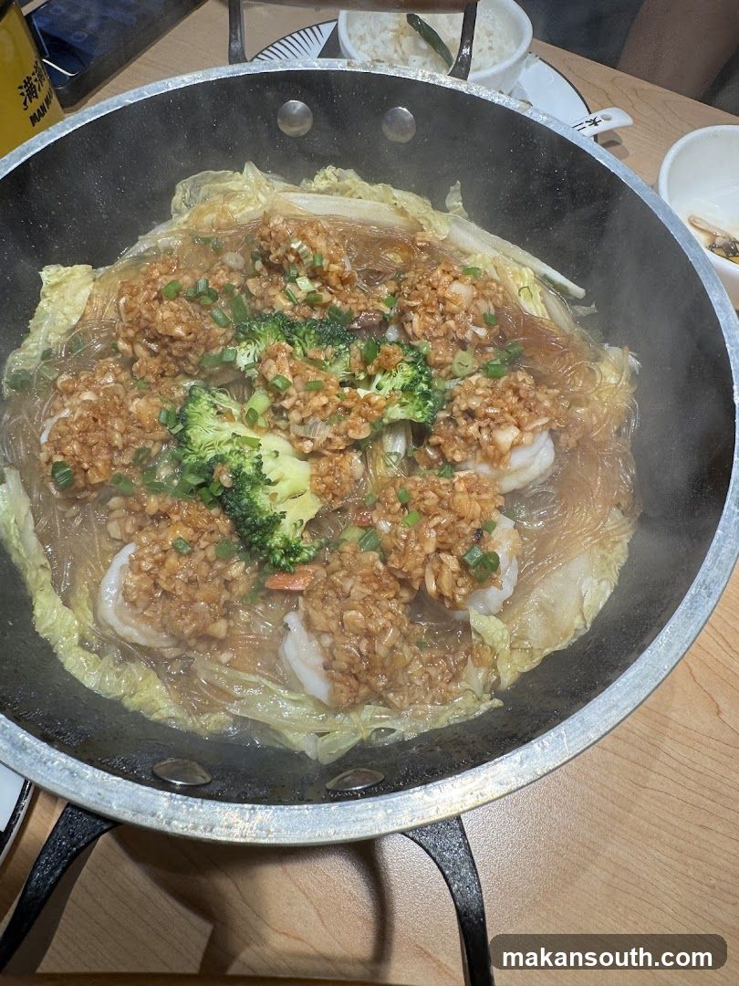 Steamed Seafood and Vegetable Dish
