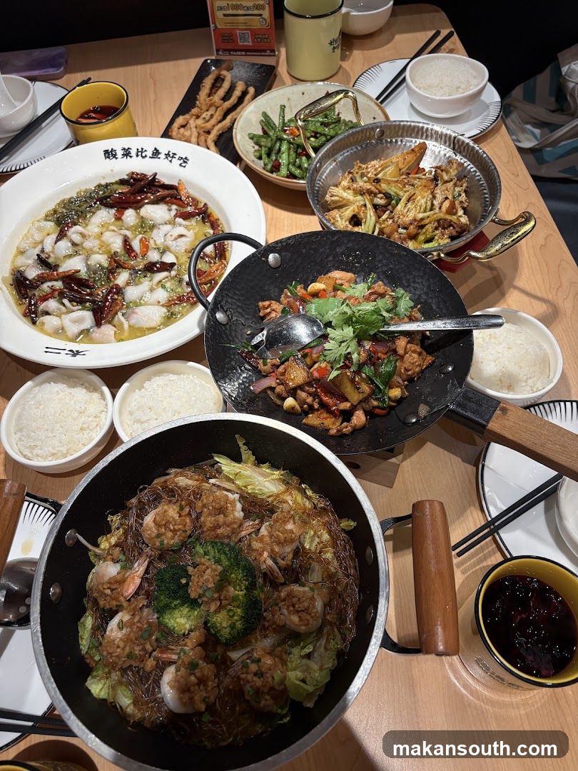 Chinese Food Spread