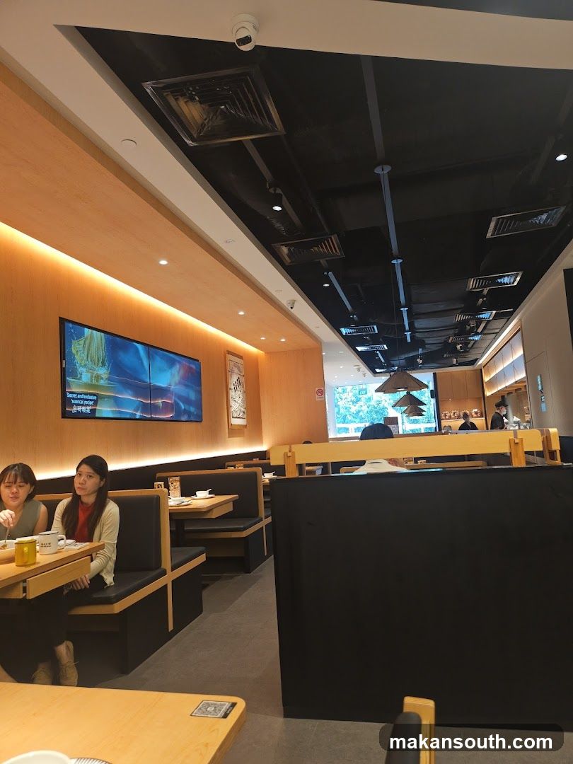 Restaurant Interior with Booth Seating