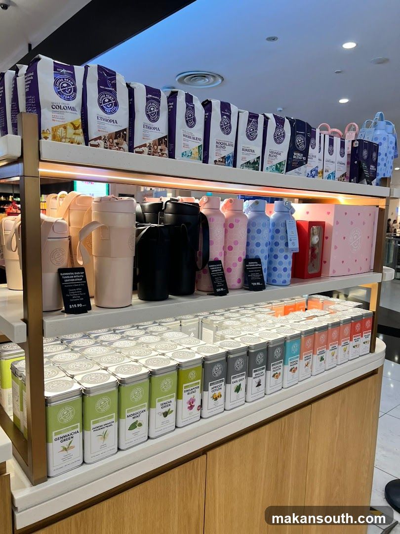 Coffee and Tea Products Display