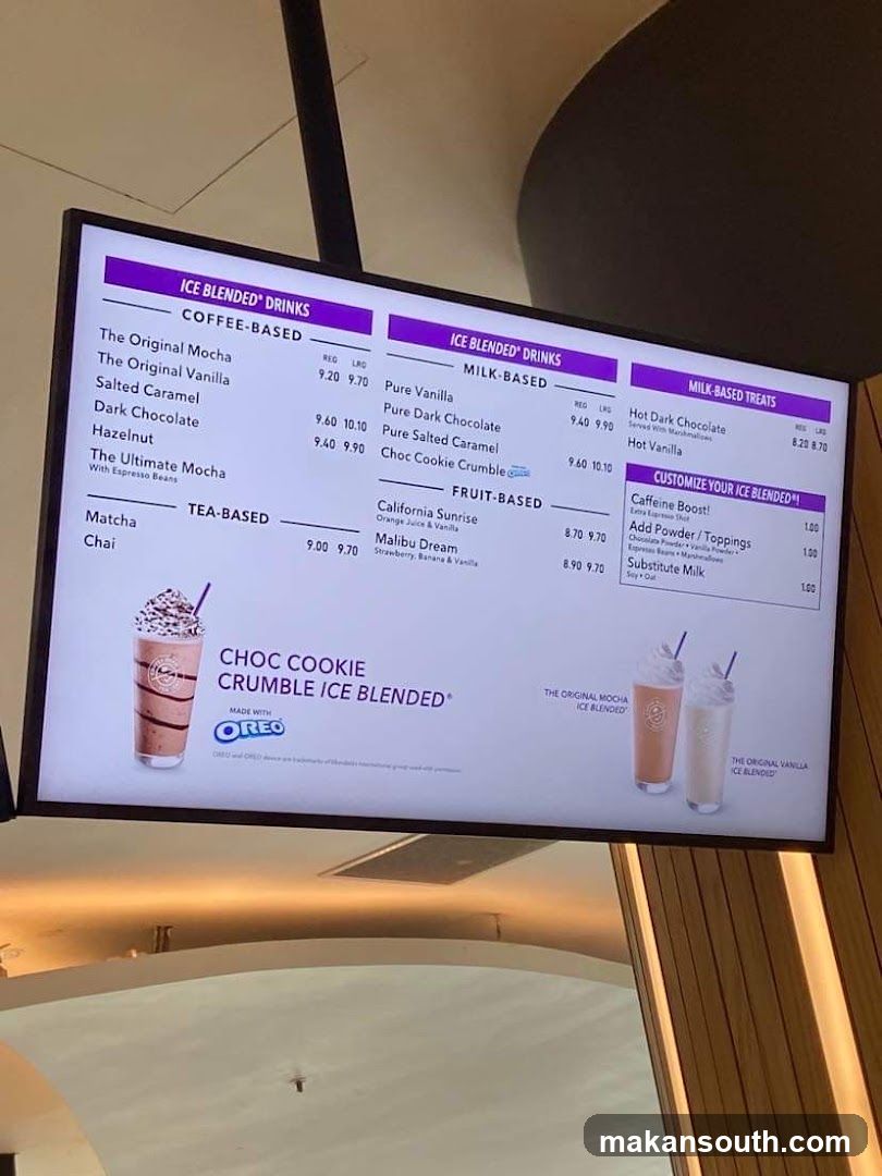 ICE BLENDED DRINKS