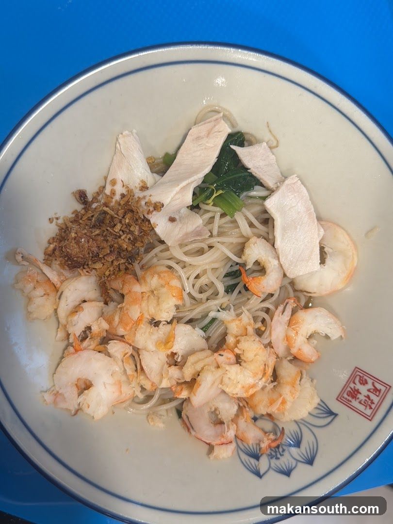 Shrimp and Chicken Noodle Bowl