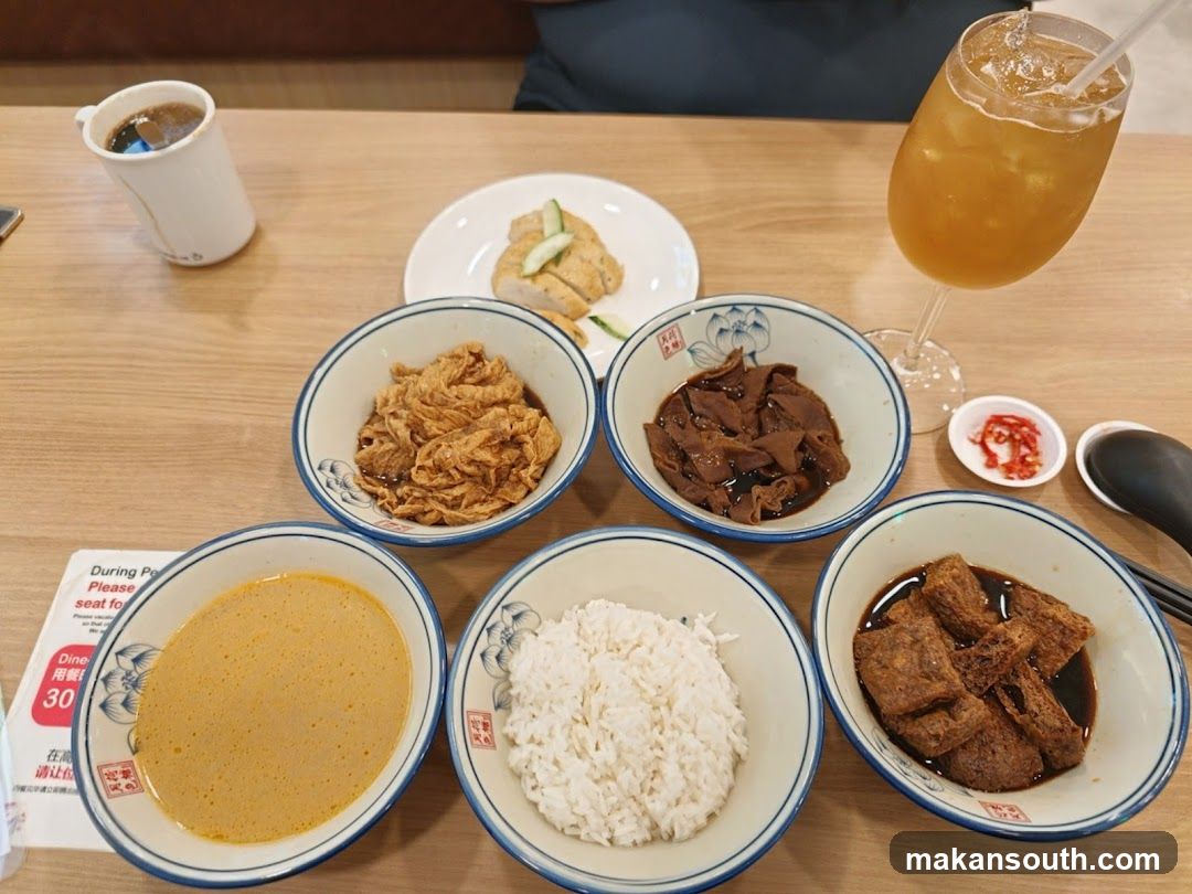 Hainanese Chicken Rice Meal