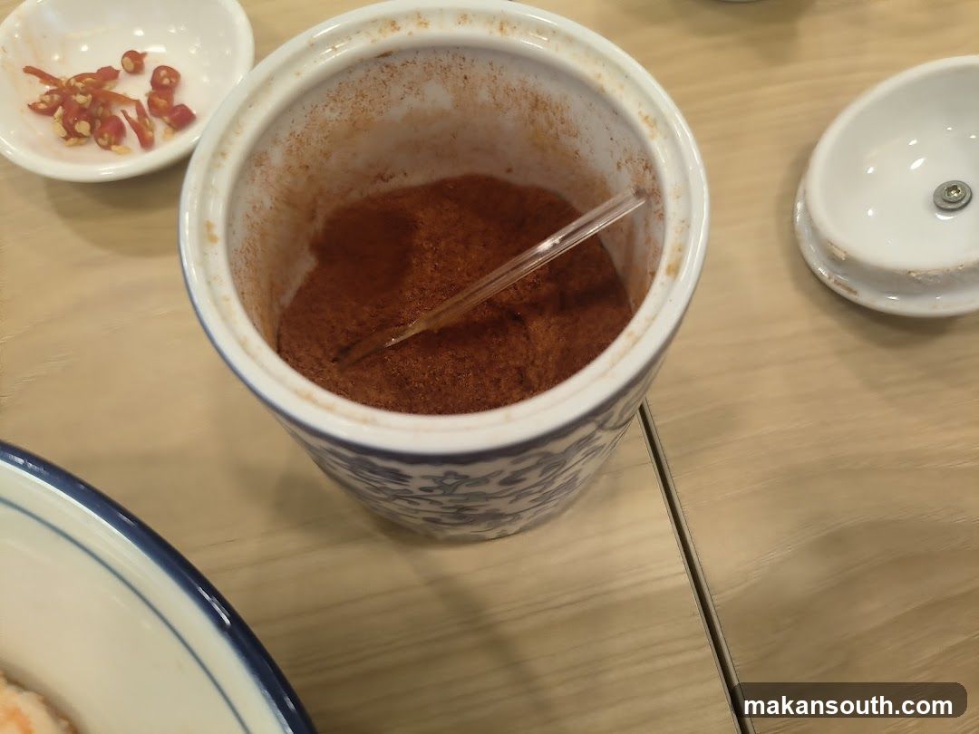 Chili Powder and Sliced Chilies