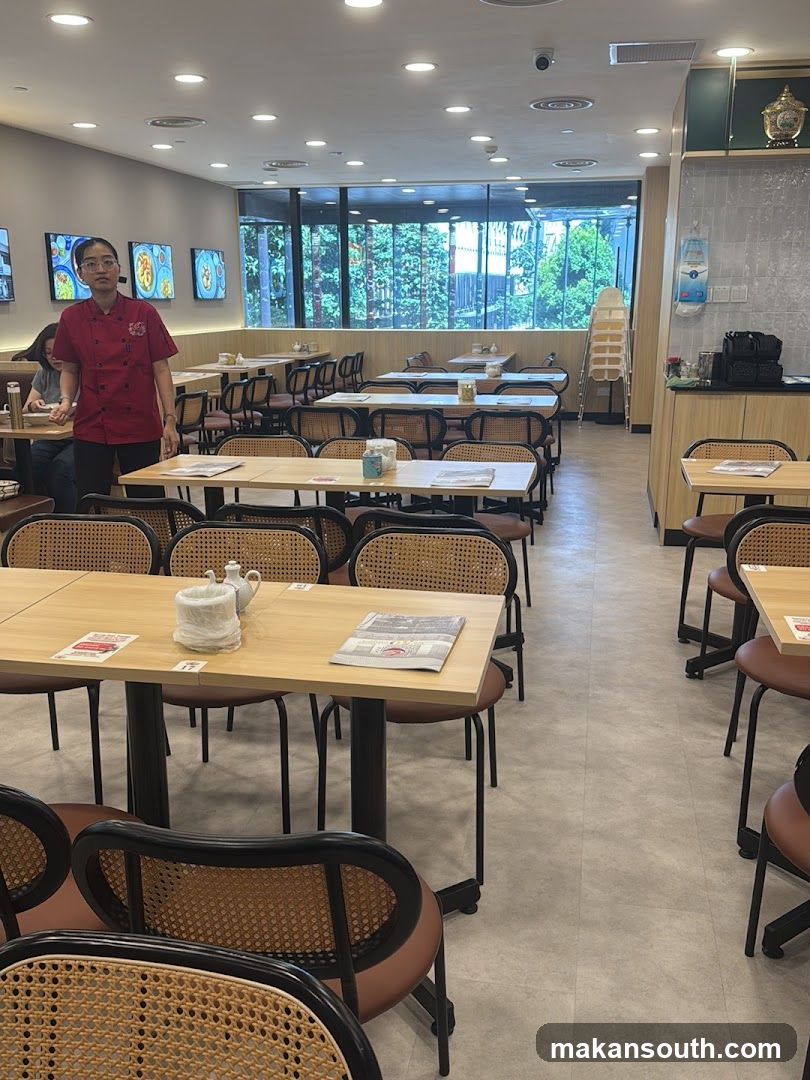 Restaurant Interior with Staff