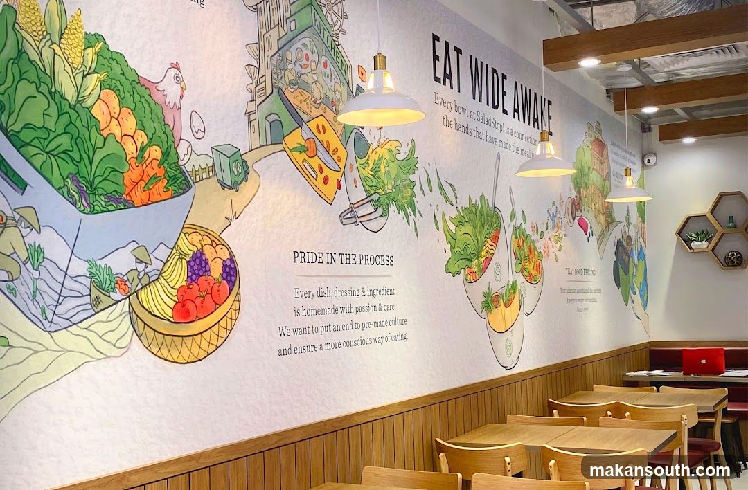 SaladStop Interior Mural