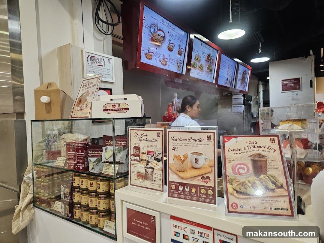 Ya Kun Kaya Toast Counter